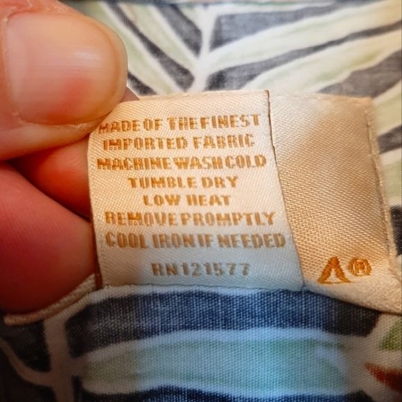 Kahala Reverse Dyed Hawaiian Shirt Tropical Beach Travel Vacation Size XXL - Picture 7 of 7